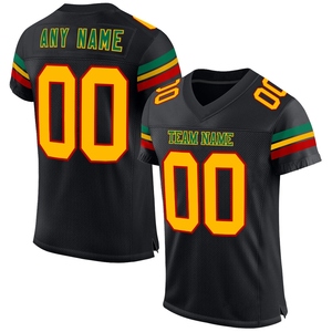 Venta al por Mayor Directa de OMMIZ INDUSTRY, Jersey de Fútbol Americano Personalizado en Malla Rosa, Verde Neón y Blanco - Product Image 2