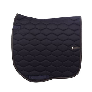 Tapis de selle de dressage bordeaux matelassé avec doublure polaire pour l'équitation - Product Image 5