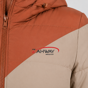 Hot Selling <b>Women</b> Puffer <b>Jacket</b> Warm <b>Lightweight</b> Quilted Winter Coat Custom Logo Full Zipper Hooded Casual Outerwear Wholesale - Product Image 6