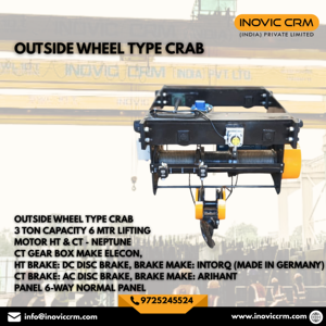 Máquina Eléctrica Resistente para Levantar Cangrejos INOVIC CRM, Capacidad de 5-50 Toneladas |   Conjunto de Grúa Puente para Uso Industrial - Product Image 2