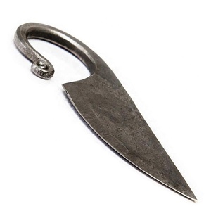 Cuchillo medieval antiguo hecho a mano personalizado Cuchillo de cocina de acero de alto carbono con cubierta protegida. - Product Image 5