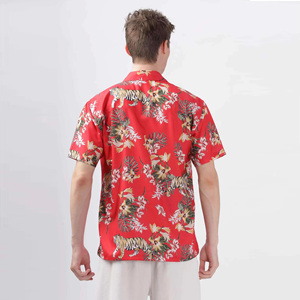 Chemises d'été décontractées pour hommes en tissu 100% soie, style hip-hop, motif uni, séchage rapide, respirantes, écologiques, légères - Product Image 5