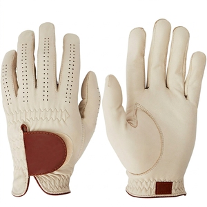 Guantes de Golf Personalizados de Piel de Cabretta Premium, Transpirables, de Dedo Completo, para Mano Derecha, Unisex, Deportivos - Product Image 1