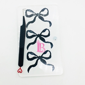 LUMIA BEAUTY – Plaques à cils en acrylique, motifs solides fleur, cœur, papillon – Outil de beauté durable et fait main pour extensions de cils - Product Image 3