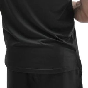 Men's <b>Black</b> Slim Fit Crew Neck Short Sleeve T Shirt, <b>Plain</b> Basic Tee for Everyday Streetwear and Casual Wear - Product Image 5