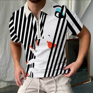 Camisetas Polo para Hombre, Tallas Grandes, Cuello Redondo, 100% Algodón, Logotipo Personalizable para Ropa Masculina - Product Image 4