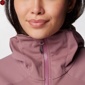 2026 <b>Women</b> Softshell <b>Jacket</b> <b>Lightweight</b> Windproof Waterproof Zip Up Hooded Outerwear for Winter Outdoor Wear - Product Image 3