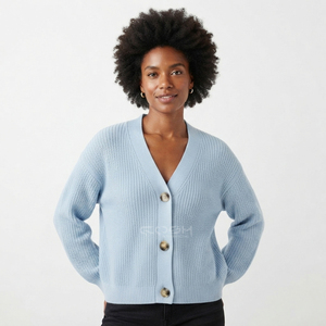 Cosh International Sisterhood Sorority Embroidery Logos <b>Cardigan</b> <b>Sweater</b> Wool Anti-Wrinkle Knit Long Sleeve Unisex - Product Image 3