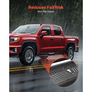 Pedane Laterali Nere in Acciaio al Carbonio da 6 Pollici per Chevy Colorado/GMC Canyon Crew Cab 2015-2025 - Rampe e Scale - Product Image 6