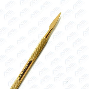 Pousse-cuticules et coupe-ongles en acier inoxydable argenté pour manucure, outil de suppression du vernis à ongles, pousse-cuticules rond en acier inoxydable - Product Image 4