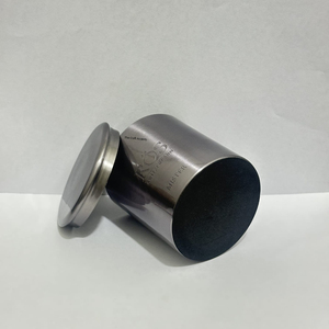 Stainless Steel Metal <b>Candle</b> Jar With Custom Logo Seamless Silver Finish Heat-Resistant <b>Candle</b> Vessel For Private Label Soy Wax - Product Image 3
