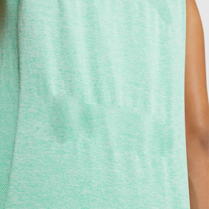 Camiseta sin mangas de punto para mujer, color verde menta, cuello redondo, transpirable, estilo casual, corte regular - Product Image 6