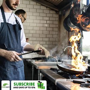 Porta pentole grandi 9 \ "X 12 \" di spugna confezione 12; Pastiglie calde regolabili naturali resistenti al calore per pentole; Utensili da cucina - Product Image 6