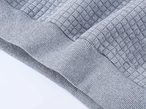 Sweat-shirts à capuche pour hommes, à manches longues, en jacquard à carreaux, avec cordon de serrage, style hipster décontracté, avec poches kangourou - Product Image 6