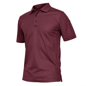 T-shirts pour hommes en polyester/coton 100% brillant, tricoté, respirant, séchage rapide, personnalisable avec logo OEM - Product Image 6