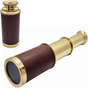 Telescopio Pirata de Latón de 6 Pulgadas, Telescopio de Mano Plegable, Monocular, Aventura, Viajes, Artículo de Regalo, Espioneta Náutica de Latón - Product Image 1
