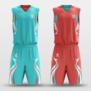 Maillot de basketball rétro personnalisé respirant à séchage rapide unisexe en polyester avec transfert thermique 220g en maille, OEM, marque privée, 3D - Product Image 1