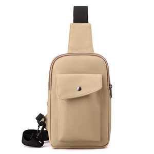 Lightweight Chest Bag With Adjustable <b>Shoulder</b> <b>Strap</b> Multiple Storage Pockets Secure Zipper Closure For Daily Carry Walking - Product Image 4