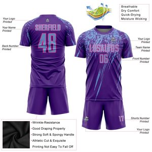 Service OEM, maillots de football personnalisés, uniformes de football sublimés les plus vendus, vêtements de sport respirants à séchage rapide pour les clubs - Product Image 3