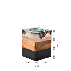 Resin Wood Bakhoor Incense Burner Handmade Aromatherapy Holder for Yoga Spa Prayer Meditation and Home Fragrance Decor - Product Image 2