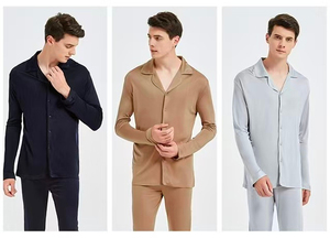 <b>Mens</b> Full Length <b>Pajama</b> <b>Set</b> Cotton Rich Sleepwear Soft Night Suit Comfortable Lounge Clothing Home Wear For Rest And Relaxation - Product Image 2
