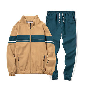 Conjunto de chándal personalizado para hombre, conjunto deportivo transpirable con estampado, conjunto de jogging de talla grande, pantalones de dos piezas lisos - Product Image 4