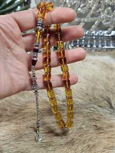 ลูกประคำเรซิ่นทำมือสไตล์นางฟ้า รุ่น TIMELESS CRAFT TS-436 สำหรับสวดมนต์อิสลาม เป็นมิตรต่อสิ่งแวดล้อม หรูหรา สร้อยคอสำหรับการทำสมาธิแบบมุสลิม - Product Image 4