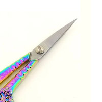 Ciseaux à cuticules incurvés en acier inoxydable de haute qualité pour manucure et pédicure, outils de soin des ongles, logo personnalisé A+