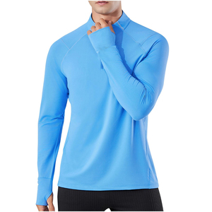 Sudadera de Alto Rendimiento para Hombre con Cierre de Cremallera de un Cuarto |   Camiseta Deportiva Ligera de Manga Larga |   Ropa Deportiva de Golf 100% Poliéster - Product Image 6