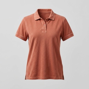 <b>Womens</b> Oversized <b>Long</b> <b>Sleeve</b> <b>Polo</b> <b>Shirt</b> Knitted Cotton Blend Solid Color Button Front Casual Wear - Product Image 4