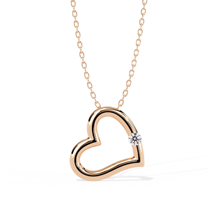 Classic 14K <b>Solid</b> <b>Gold</b> Round Cut Set Lab Diamond Solitaire <b>Pendant</b> Necklace for Women Party Gift - Product Image 2