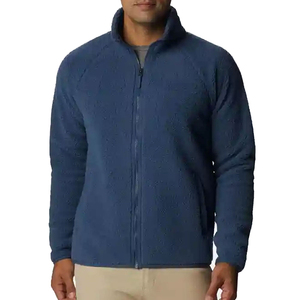 Veste polaire bleu marine pour homme ELEGANT CORPORATION, col montant, fermeture éclair quart de tour, décontractée, respirante, coupe droite, poches, tricotée, pour l'hiver - Product Image 2