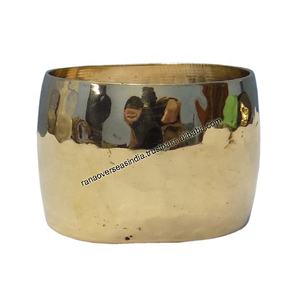 Porte-serviette en métal martelé de qualité supérieure pour les décorations de table de Noël, de mariage et de fête - Product Image 1