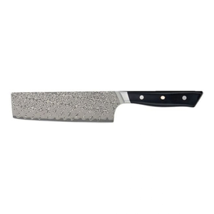 Cuchillos con mango negro, hoja estampada de acero inoxidable, cuchillos profesionales de cocina para cortar carne, verduras y alimentos - Product Image 2
