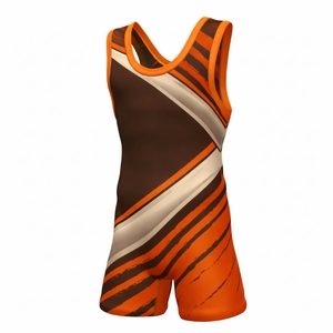 Hot Design Adjustable Strap Wrestling <b>Singlet</b> Digital Sublimation Printing Customizable Colors Sizes High Quality Custom Logo - Product Image 1