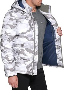 Hot Selling Hooded <b>Men</b> Puffer Jacket Casual Wear New Design Adults Sizes Breathable Eco-Friendly Reversible Wholesale Custom - Product Image 3