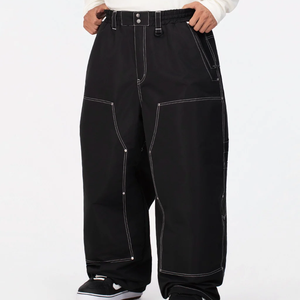 Custom Logo Cargo Baggy Snow <b>Ski</b> Pants Oversized Waterproof Windproof Plus Size Loose Fit High Quality Snowboard Wear For Men - Product Image 4