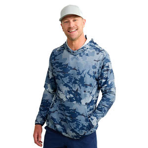 Fabricant OEM de sweats à capuche de pêche personnalisés, résistants aux UV, en tissu Bird Eye, avec marque privée, pour la vente en gros et la production en vrac - Product Image 4