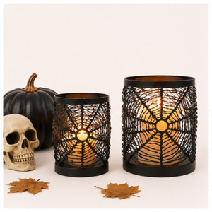 Handcrafted Matte Black Iron Wire Mesh <b>Tea</b> <b>Light</b> Candle Holder Set <b>Lanterns</b> for Modern Home Decor Wedding Centerpieces - Product Image 6