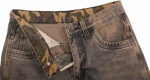 Anti-pilling New Design Reasonable Prices Of Custom Logo Casual wear Light Blue Men Cargo Jeans High Quality Multi <b>Pocket</b> Style - Product Image 6