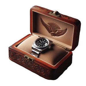 Boîtes de montres en bois personnalisées de qualité supérieure pour les conteneurs d'emballage de cadeaux uniques Stockage de montres en bois de qualité supérieure - Product Image 1