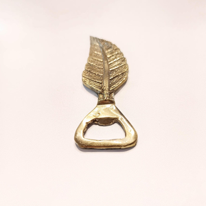 Ouvre-bouteille en laiton, design plume, ouvre-bouteille manuel en métal en forme de plume, outil de bar décoratif en laiton, style vintage, accessoire de bar - Product Image 5
