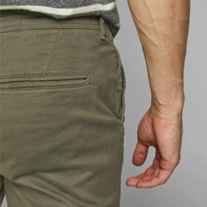 Pantalones Chinos de Algodón 100% Nuevos de Marca, Corte Slim Recto, Formales e Informales, Tela Oxford Antiarrugas y Transpirable para Hombre, Lavados - Product Image 4