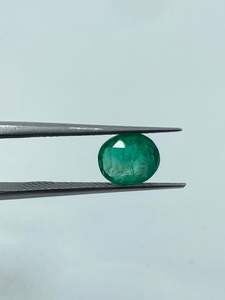 Colección de Lujo Esmeralda, Gema Natural de Esmeralda Verde Redonda de 1.25 CTS 6x8mm, Precio al por Mayor en Oferta - Product Image 2