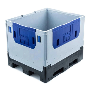 กล่องพาเลทพลาสติกขนาดใหญ่แบบซ้อนได้สำหรับงานเกษตรกรรม  ภาชนะเก็บของแบบใช้ซ้ำได้สำหรับผลไม้ ผัก และผลผลิตทางการเกษตร - Product Image 5