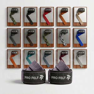 Sangles de musculation premium, sangles de poignet pour la gym, sangles d'entraînement en nylon pour la force athlétique, sangles personnalisables avec logo, accessoires de fitness - Product Image 1