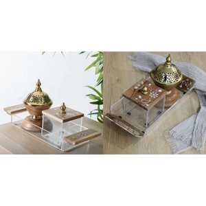 Encens Bakhoor au design classique, de haute qualité, en métal, religieux, écologique, fait main, encens indien personnalisé, encens régulier - Product Image 2