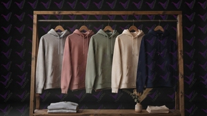 Heavyweight Plain <b>Red</b> Hooded <b>Sweatshirt</b> Custom Logo <b>Men</b> Casual Pullover Hoodie Oversized Street wear Fleece Cotton Hoodie - Product Image 3