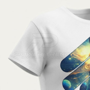 T-shirt court pour femme de qualité supérieure, tricoté en coton 100%, tissu respirant, coupe confortable, style tendance - Product Image 4