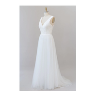 Nouvelle Arrivée Robe de Mariée de Luxe Longue en Dentelle à Imprimé Floral avec Logo Personnalisé 100% Contrôlée Qualité (QC) Grandes Tailles